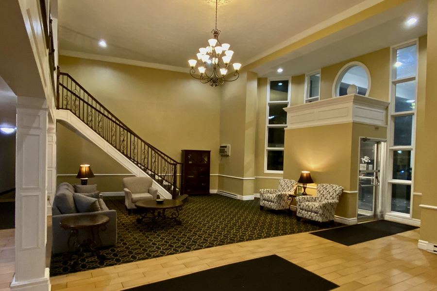 Sample lobby interior