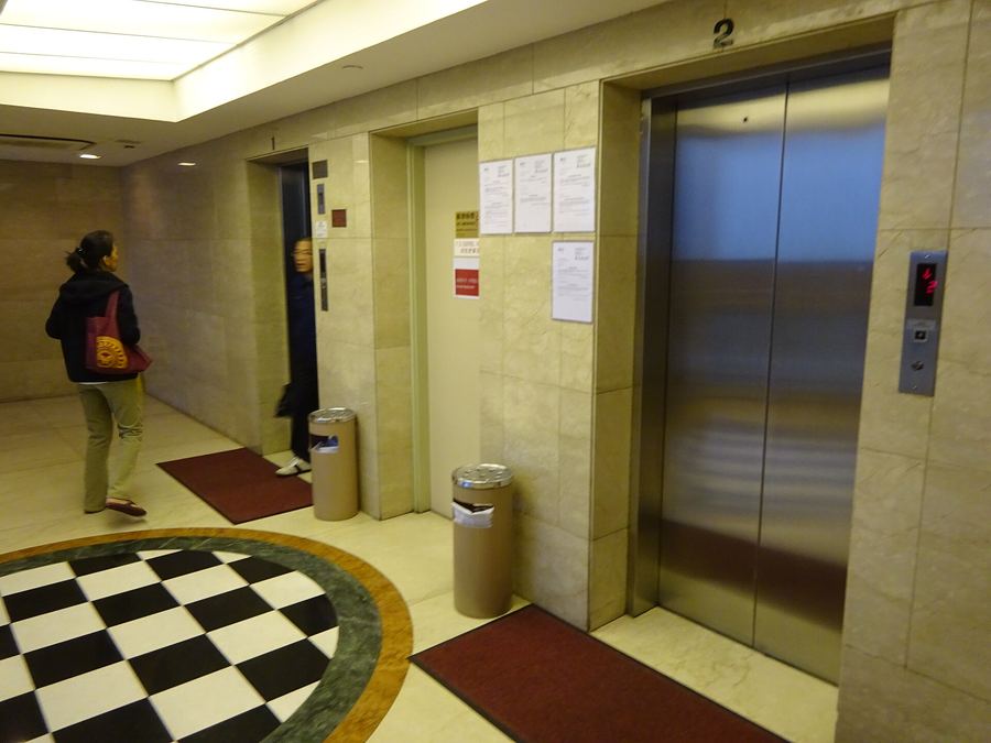 Sample lift lobby interior